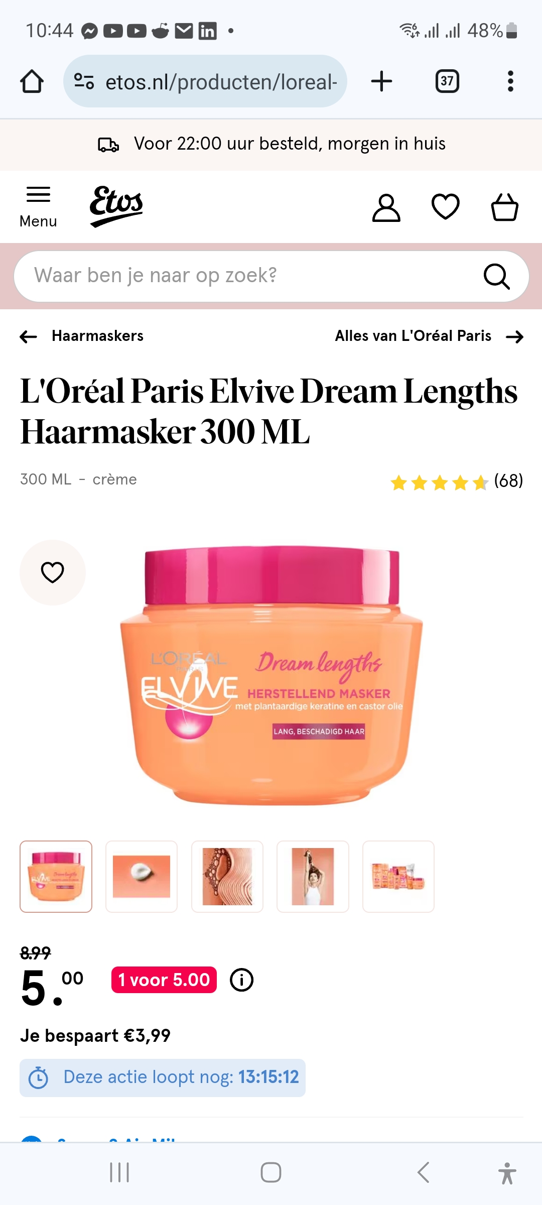 L'Oréal haarmasker 