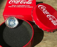 1 Dollar Proof - Coca Cola dop met Box - 2 Stuks 2 x 1 Dollar !!