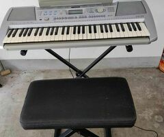 yamaha psr-290 electric keyboard (entire set) - 1
