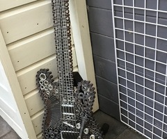 Metalen gitaar
