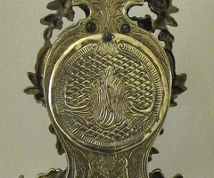 Bronzen Duitse Boulle Klok omstreeks 1950. - 4