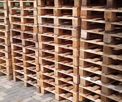 Weg werp pallets