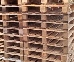 Weg werp pallets