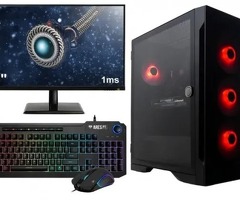 AMD Ryzen 5 RGB 6-Core Budget Game PC SET COMPLEET