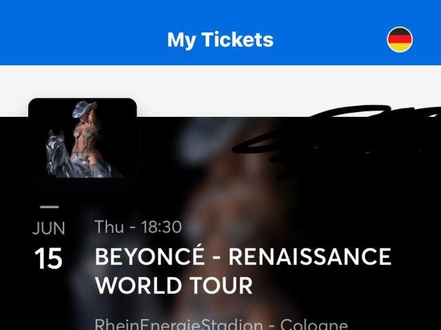 Beyoncé tickets kohln - 1