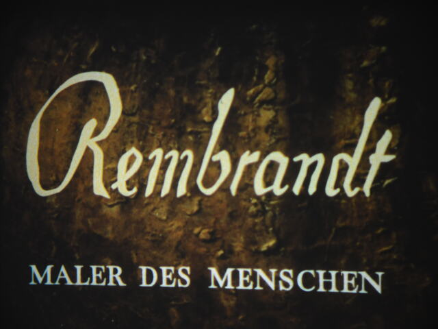 16mm film Bert Haanstra, Rembrandt, Deutsch gesprochen - 1