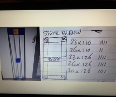 Glas in lood/zink  panelen party van Plm 125 stuks.