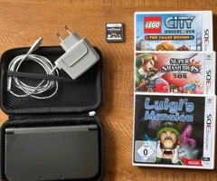 Nintendo 3ds xl met 3 spellen