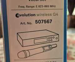 Sennheiser evolution wireless G4 vocal set