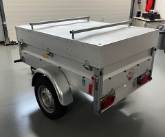 Bagage / aanhangwagen met afsluitbaar deksel