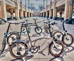 Brompton Vouwfietsen Gezocht Gevraagd voor de Camper Bus ets