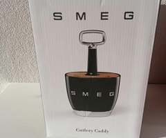Smeg bestekhouder zwart