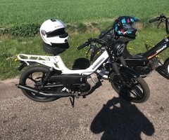 Tomos 65 cc blauw kenteken