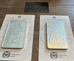 10 oz Silver, Norse God Thor, 10 ounce zilveren baar