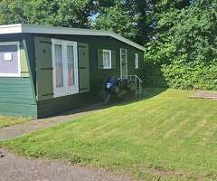 Hölzerner Chalet in Midwolda, Groningen (Die Niederlande)