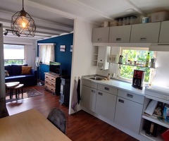 Hölzerner Chalet in Midwolda, Groningen (Die Niederlande)