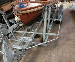 boottrailer tandemasser geremd. 1700 kg.