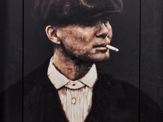 Tommy Shelby by Peter Donkersloot 120x100 cm - 1