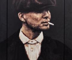 Tommy Shelby by Peter Donkersloot 120x100 cm