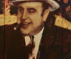 Al Capone by Peter Donkersloot original painting by Peter Donkersloot 150x120 cm
