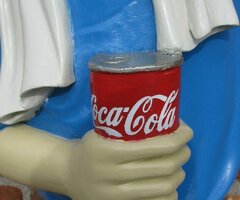 Kuifje en Bobby Coca cola beeld