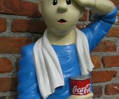 Kuifje en Bobby Coca cola beeld - 4
