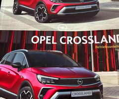 Een handleiding en infotainment Opel Crossland
