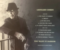 Leonard Cohen - You want it Darker LP